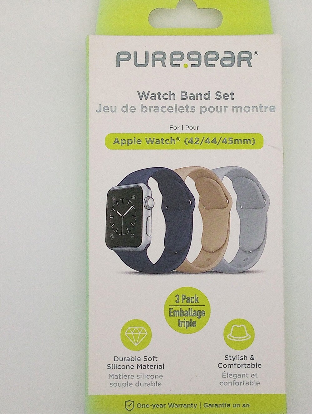 PureGear Soft‑Touch Apple Watch Band 3‑Pack – 42/44/45mm – NWT - Picture 3 of 12
